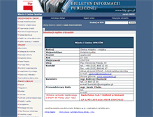 Tablet Screenshot of bip.umopatow.pl